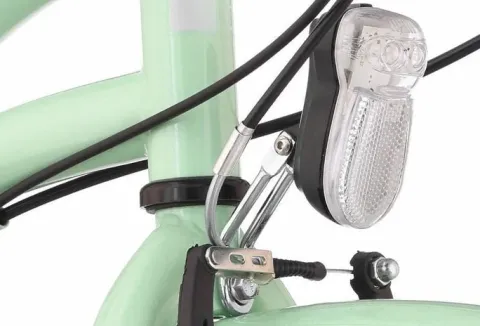Rower miejski Citybike 7 Biegów 28 cali damski Miętowy