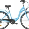 Rower miejski Citybike 28 cali damski Niebieski