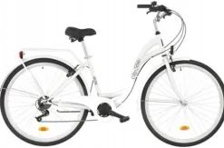 Rower miejski Citybike S7B 28 cali damski Biały