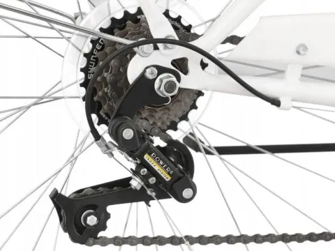 Rower miejski Citybike S7B 28 cali damski Biały