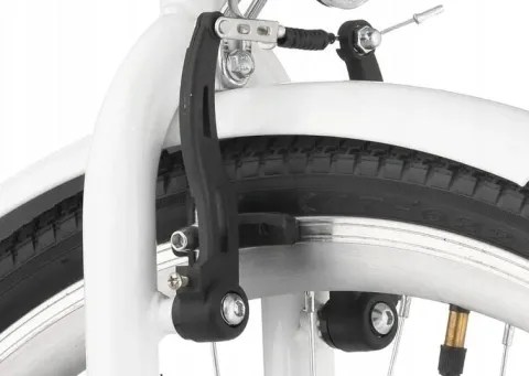 Rower miejski Citybike S7B 28 cali damski Biały