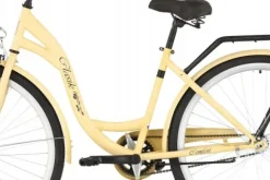 Rower miejski Retro 28 cali damski Cappuccino