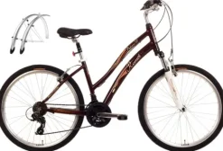 Rower Miejski 26 Romet Belleco 1.0 CITY Brązowy 18