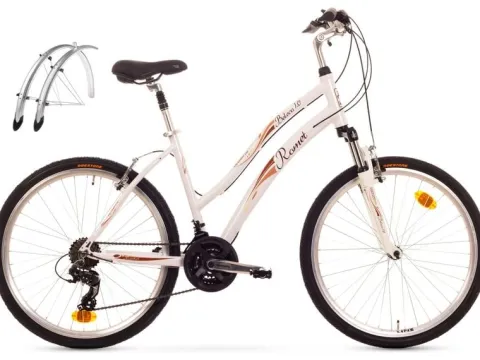 Rower Miejski 26 Romet Belleco 1.0 CITY 16 Biały