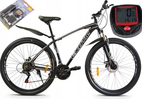 Rower MTB EXOTIC 29 2xTARCZE AMORTYZACJA shimano
