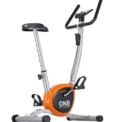 Rower stacjonarny treningowy RW3011 One Fitness pomarańczowo-srebrny
