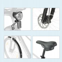 ROWER TOUROLL J1 ST ELEKTRYCZNY MESKI TREKKINGOWY 250W 100KM 15.6AH