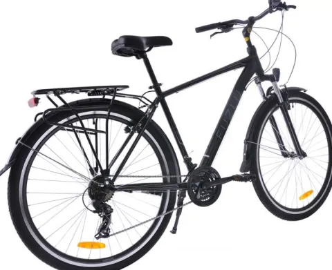 Rower trekkingowy 28 Fuzlu Core Men amor. (20") czarny/srebrny/srebrny połysk