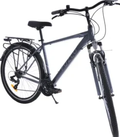 Rower trekkingowy 28 Fuzlu Core Men amor. (20") szaro-srebrny/ ciemny grafit mat