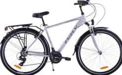 Rower trekkingowy Fuzlu Core męski amt srebrno-szary 19"