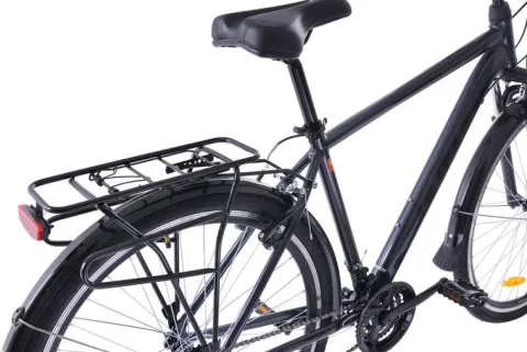 Rower trekkingowy 28 Fuzlu Escape 1.0 Men (20") grafit/czarny/czarny połysk
