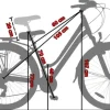 Rower trekkingowy 28 Fuzlu Escape 1.0 Lady (18") biały/czarny/czarny połysk