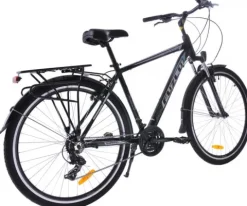 Rower trekkingowy 28 Fuzlu Escape 1.0 Men (20") czarny/srebrny połysk