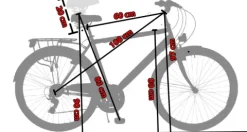 Rower trekkingowy męski 28 Kozbike DENVER (21") grafitowy (21 biegów) (K13)