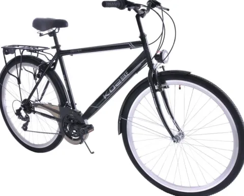 Rower trekkingowy męski 28 Kozbike DENVER (21") czarny (21 biegów) (K13)