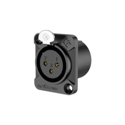 Roxtone gniazdo tablicowe XLR RX3FD-BG