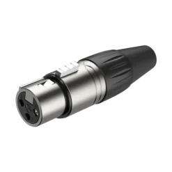 Roxtone komplet XP3FM 3 pin wtyk XLR męski nakablowy, gniazdo XLR żeńskie