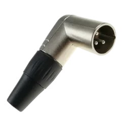 Roxtone Wtyk kątowy XLR nakablowy RX3RMP-NT