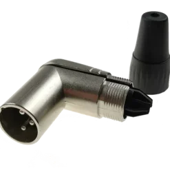 Roxtone Wtyk kątowy XLR nakablowy RX3RMP-NT