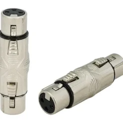 Roxtone wtyk RA3XFF, 3 pinowe gniazdo XLR żeńskie