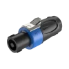 Roxtone wtyk speakon 4-pin żeński niebieski RS4F-N-BU