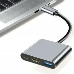 ROZDZIELACZ ADAPTER HUB HDMI TYPE-C DO MACBOOK AIR PRO 13 14 15 16 M1 M2 M3