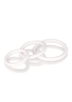 Rubber Ring - 3 Piece Set White