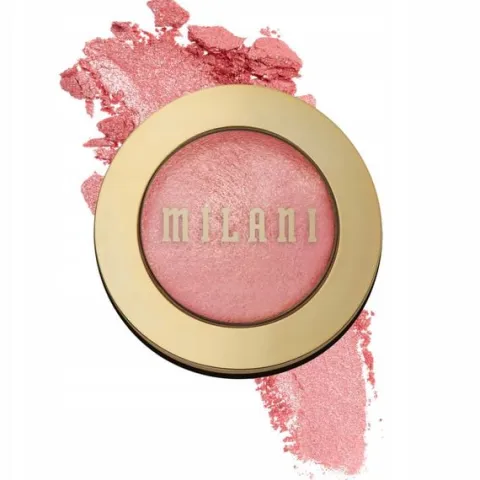 Róż wypiekany rozświetlacz MILANI Baked Powder 01 DOLCE PINK 3,5g