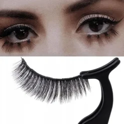 RZĘSY MAGNETYCZNE 3X DŁUGIE + PĘSETA + EYELINER