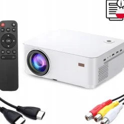 RZUTNIK PROJEKTOR SMART TV WIFI FULL HD 4K 9000lm LCD LED BLUETOOTH ANDROID