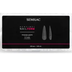 SEMILAC AcrylGel Nail Form Formy szablony do przedłużania akrylożelem 120