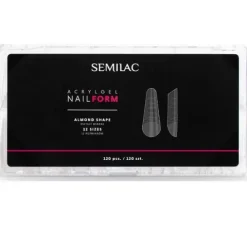 SEMILAC AcrylGel Nail Form Formy szablony do przedłużania akrylożelem 120
