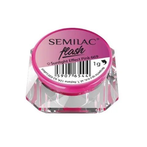 Semilac Flash Sunlight Effect Pink 669