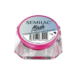 Semilac Flash Sunlight Effect Light Blue 671