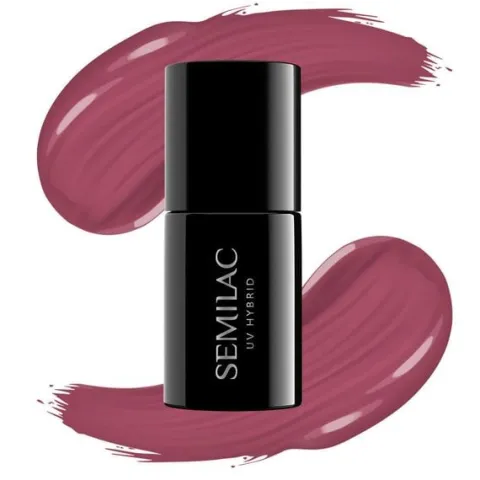 SEMILAC Lakier hybrydowy 005 Berry Nude 7ml