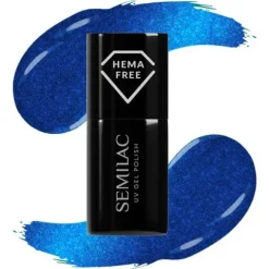 SEMILAC Lakier hybrydowy 466 Blue Silk Pyjamas 7ml