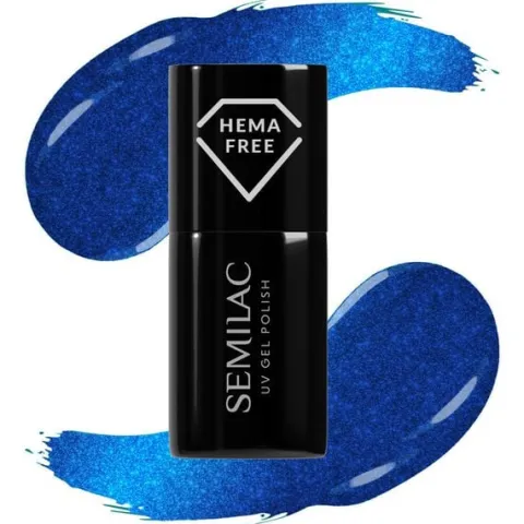 SEMILAC Lakier hybrydowy 466 Blue Silk Pyjamas 7ml