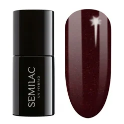 Semilac 393 Lakier hybrydowy Sparkling Black Cherry 7ml