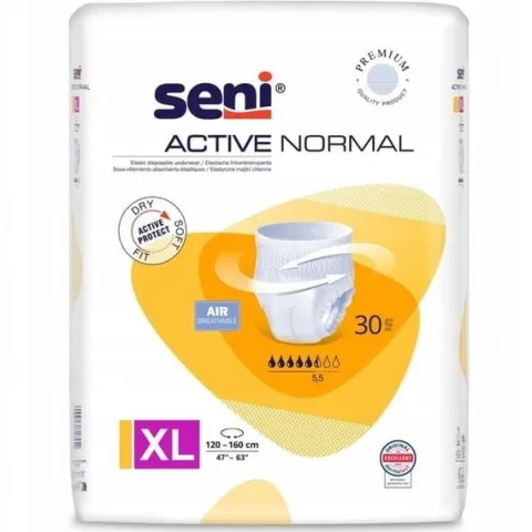 SENI ACTIVE NORMAL XL MAJTKI CHŁONNE DLA DOROSŁYCH 30 SZT.