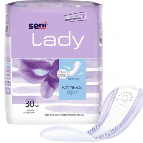 SENI LADY NORMAL wkładki urologiczne dla kobiet 30szt. chłonność 3/7