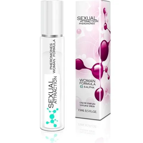 SEXUAL ATTRACTION DAMSKIE PERFUMY Z FEROMONAMI ZWIĘKSZONA ATRAKCYJNOŚĆ 15ML