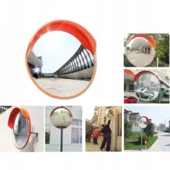 SFERYCZNE LUSTRO DROGOWE UCHWYT NIETŁUKĄCE 60 CM