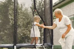 Siatka do trampoliny zewnętrzna 8FT 244 cm 6 słupków