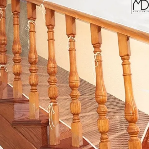 Siatka ochronna na balustrady schody balkon dla dzieci zabezpieczenie 300cm
