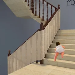 Siatka ochronna na balustrady schody balkon dla dzieci zabezpieczenie 300cm