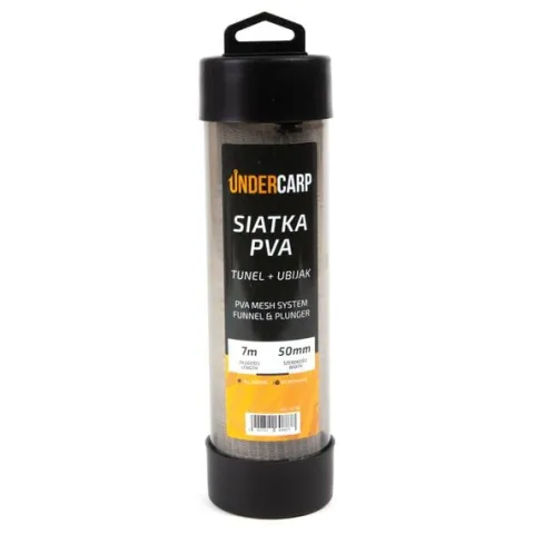 SIATKA PVA ROZPUSZCZALNA UNDERCARP TUNEL + UBIJAK 50MM 7M