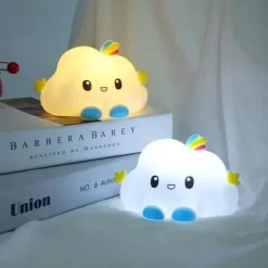 Silikonowa lampka nocna Chmurka led rgb