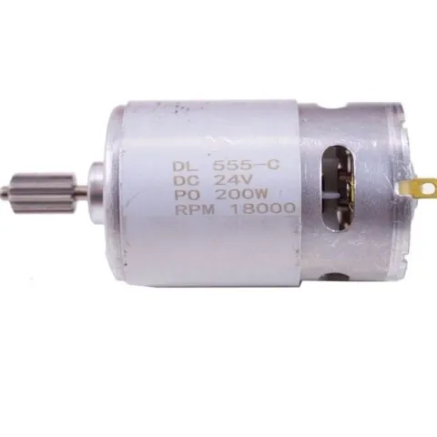 SILNIK DO POJAZDÓW NA AKUMULATOR -24V-DL-555- 200W-18000RPM