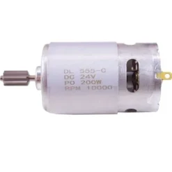 SILNIK DO POJAZDÓW NA AKUMULATOR -24V-DL-555- 200W-10000RPM