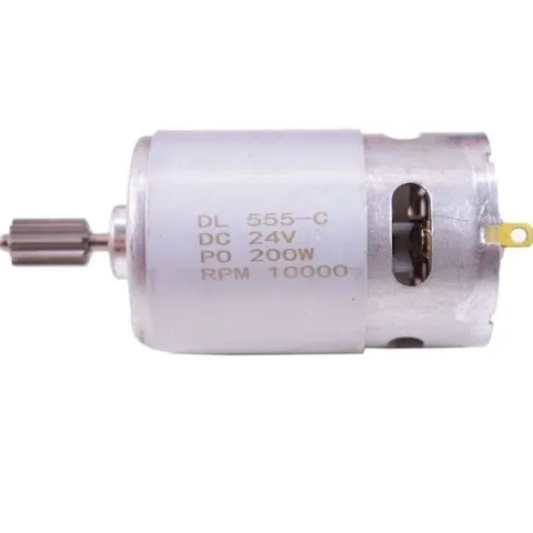 SILNIK DO POJAZDÓW NA AKUMULATOR -24V-DL-555- 200W-10000RPM